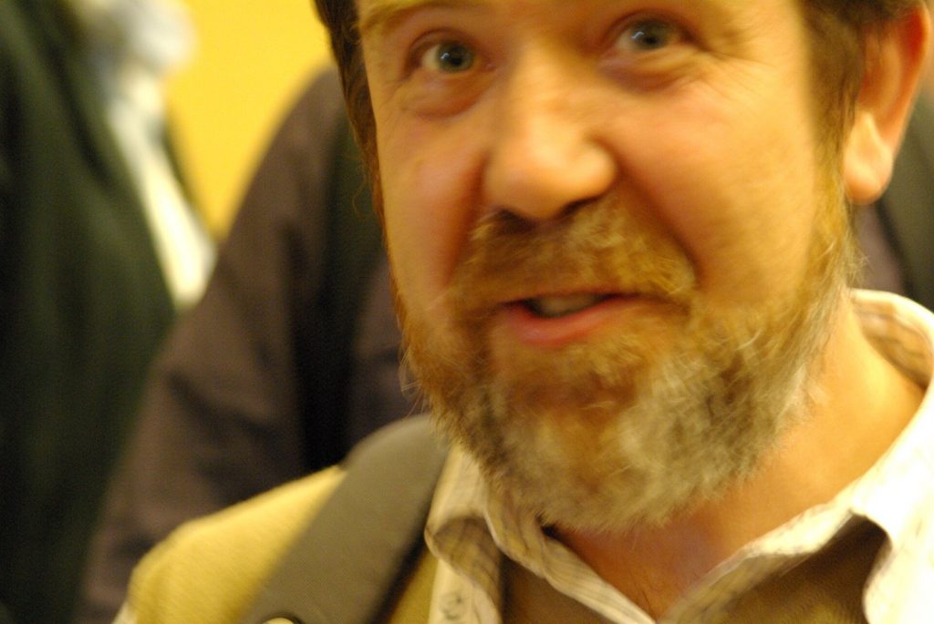 Tetris creator Alexey Pajitnov at an event