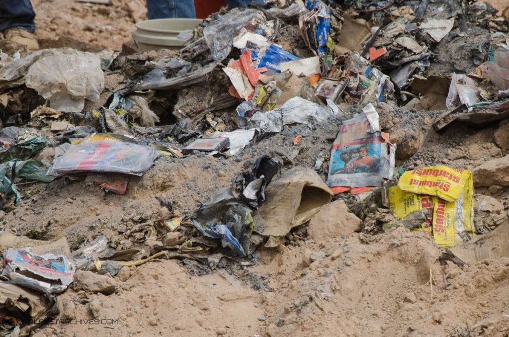 Weathered Atari cartridges dug up from the New Mexico landfill burial site